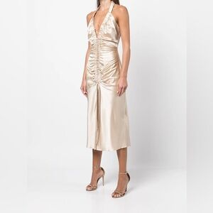 Nwt Nicholas Allia Dress shell in champagne color size 6